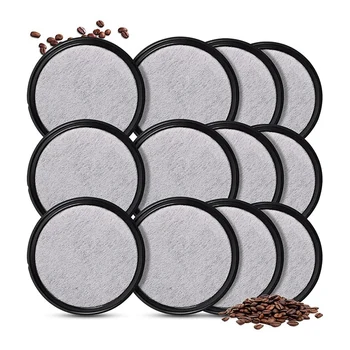 12 упаковок фильтров для воды для кофеварки, совместимых с кофеварками Mr. Coffee Brewers, сменные фильтры для воды с древесным углем