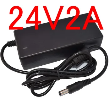 1шт 24V2A заменит (24V 1.75A) адаптер переменного тока для принтера этикеток Dymo Labelwriter 450 Turbo.