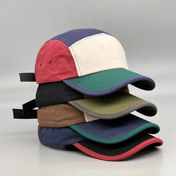 2022 Новая бейсболка для женщин и мужчин, летняя модная пятицветная кепка для мальчиков и девочек, повседневная бейсболка в стиле хип-хоп