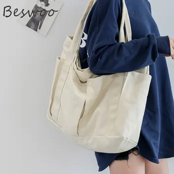 2023 Весенняя холщовая женская сумка в корейском стиле, многофункциональная дорожная сумка через плечо, повседневная сумка большой емкости, сумка для покупок