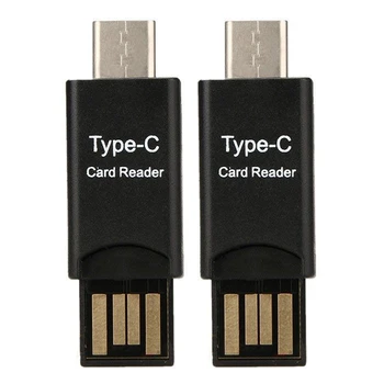 2X USB 3.1 Type C USB-C К Адаптеру Для Чтения Карт Micro-SD TF Для ПК И Мобильного Телефона
