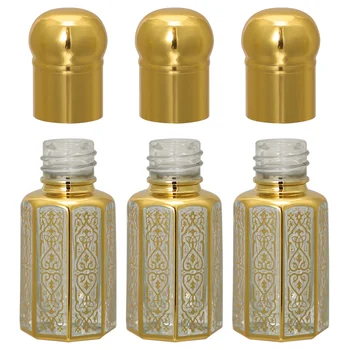 3 Шт. Флакона эфирного масла для объемного макияжа, маленькие полупустые бутылочки в рулонах, стеклянные для путешествий