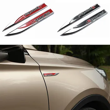 3D Автомобильный стайлинг Значок на боковом крыле, Эмблема, автомобильная наклейка для Suzuki SX4 SWIFT Alto Liane Grand Vitara Jimny S-Cross