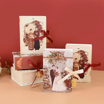 4 шт. Коробки для шоколадных конфет в форме книги, Бумажный пакет, Свадебное украшение, Подарочная упаковка для жениха и невесты, Сувениры для свадебной вечеринки