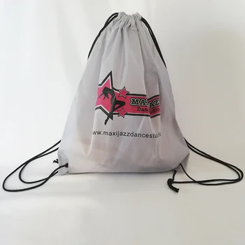 500 шт./лот, Изготовленный на заказ рюкзак с логотипом, школьный тренажерный зал, полиэфирная сумка на шнурке для школы, подростков и занятий спортом на открытом воздухе