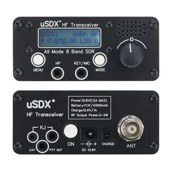 8-полосный Приемопередатчик USDX 3 Вт-5 Вт USDX + КВ Приемопередатчик Коротковолновый QRP SSB/CW Высокочастотный Приемопередатчик USDR SDR