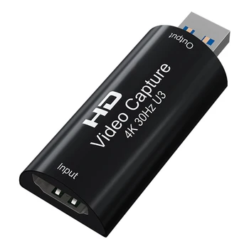 MS2130 Mini 4K Video Capture Card 1080P 60 Кадров в СЕКУНДУ Коробка Для Записи Камеры PS4 На ПК с USB 3.0 Для Записи Видео в реальном времени