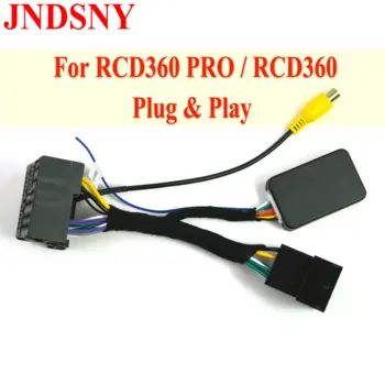 RCD360 PRO RCD360 Car Plug & Play ISO Quadlock Кабель-Адаптер CANBUS Декодер Симулятор Для VW Golf 6 Jetta MK5 Passat Polo Vento
