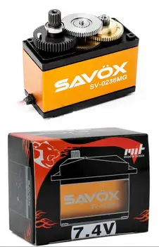 SAVOX Super Torque Savox SV-0236MG Высоковольтный цифровой сервопривод для радиоуправляемого автомобиля 1/5