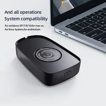 USB-мышь Jiggler Имитатор движения мыши с переключателем включения / выключения для пробуждения компьютера, сохраняет ПК активным