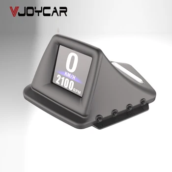 Vjoycar HUD OBD2 GPS Двухсистемный головной дисплей Цифровой автомобильный компьютер Скорость Об мин Дисплей расхода масла Ускорение Проверка торможения