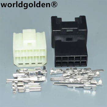 worldgolden 10-контактный 6090-1220 6090-1056 автомобильный жгут проводов, штекерные кабельные розетки