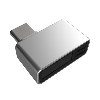 Биометрический Сканер Type-C Без Пароля USB-Модуль Считывания Отпечатков Пальцев Портативное Устройство с Биометрическим Ключом Безопасности для Windows 7/10/11