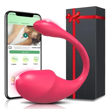 Вибратор Bluetooth с вибрирующим шариком Egg G Spot, фаллоимитатор, вибратор для женщин, приложение для дистанционного управления, Сексуальные трусики, стимулятор клитора, секс-игрушки для взрослых