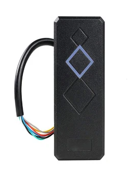 Водонепроницаемый кард-ридер 125 кГц 13,56 МГц, светодиодные индикаторы, считыватель контроля доступа к RFID-картам EM ID с Wiegand 26 34