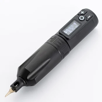 Высококачественная беспроводная татуировочная ручка Mahcine с швейцарским мотором, Мощный тихий аккумулятор 1800 мА/ч, Регулировка рабочего напряжения для татуировки