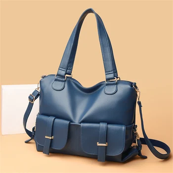 Высококачественная кожаная сумка для дам, роскошная повседневная женская дизайнерская сумка через плечо, женские брендовые сумки и кошельки SAC