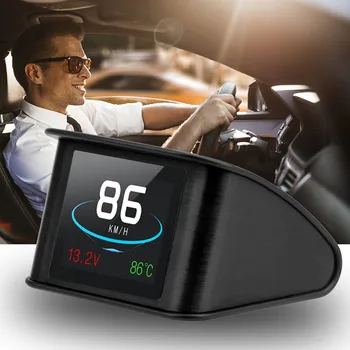 Головной Дисплей Для Измерения Температуры Спидометра Автомобиля, Оборотов в минуту, Пробега, OBD Smart Digital Meter HUD P10