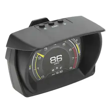 Датчик Уровня Наклона HUD Неисправность Четкий GPS Универсальный ЖКЭкран 3 в Лобовом Стекле Подключаемый и Воспроизводимый HUDДисплей для Автомобилей Внедорожников RVS