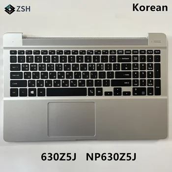 Корейская раскладка, новая клавиатура для ноутбука с тачпадом, подставка для рук Samsung NP630Z5J 630Z5J NT630Z5J, Клавиатура для ноутбука C Крышкой