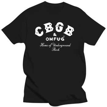 Мужская хлопковая футболка, Летняя Брендовая футболка CBGB OMFUG, футболка в стиле панк-рок CBs Underground, футболка для взрослых, брендовая футболка homme, топы
