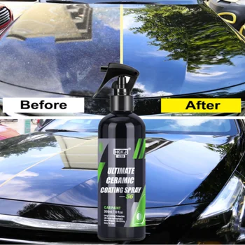 Нанокерамическое покрытие автомобиля Аэрозольная краска для ухода HGKJ S6 Воск Гидрофобный для удаления царапин Высокая защита Деталей покрытия автомобиля 3 В 1