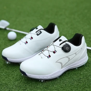 Новая профессиональная обувь для гольфа, мужские роскошные кроссовки для гольфа, Удобная обувь для ходьбы, обувь для гольфа, Размер 36-47