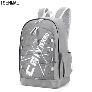 Новый стиль, мужской деловой рюкзак, женский нейлоновый однотонный ноутбук большой емкости, студенческий школьный рюкзак для путешествий, рюкзак Унисекс