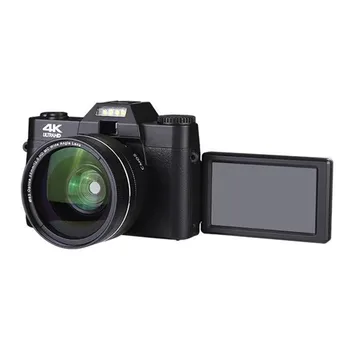 Оптовая продажа с фабрики 4K WIFI Камера 48-Мегапиксельная камера для видеоблогинга 16-кратный цифровой зум 3,0-дюймовая цифровая видеокамера с функцией автофокусировки