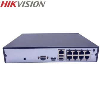 Оригинальная Английская версия HIKVISION DS-7108NI-Q1/8P/M С 8-канальными Портами PoE H.265 CCTV NVR Поддерживает Обновление PoE Рекордера