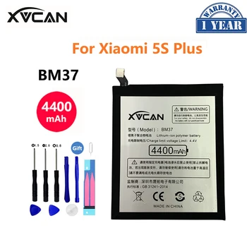 Оригинальный XVCAN 4400 мАч Аккумулятор Телефона BM37 Для Xiaomi 5S Plus Высокой Емкости Аккумуляторная Замена Batteria Akku