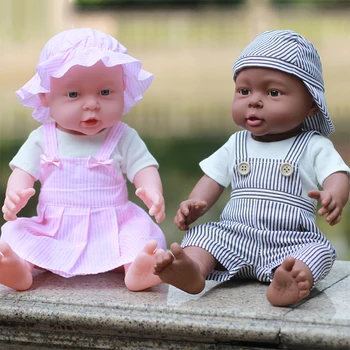 Полный комплект одежды для американских африканских черных кукол 25/35 см, имитация Куклы-Реборн для маленьких мальчиков и девочек, модели кукол, игрушки для детей, подарки