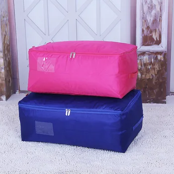 Простая однотонная сумка из ткани Оксфорд, стеганое одеяло, сумка для хранения бытовой влагостойкой одежды, сумка для хранения багажа, сумка для упаковки багажа