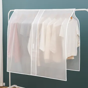 Пылезащитный чехол для одежды с героями мультфильмов, Прозрачные подвесные сумки для хранения, креативная водонепроницаемая пылезащитная ткань, органайзер для домашней одежды