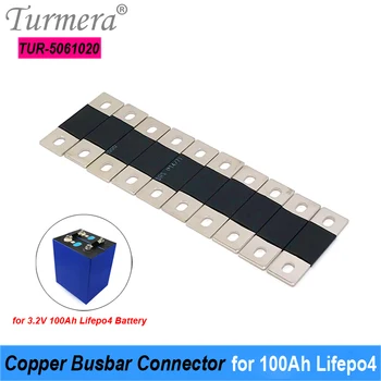 Разъем для медных шин Turmera 300A для аккумулятора Lifepo4 3,2 В 100 Ач для бесперебойного питания солнечной энергетической системы 12 В