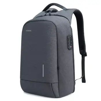 Рюкзак для ноутбука 17,3 дюйма с замком TSA и USB-портом для зарядки, одобренный для полетов, деловой рюкзак с защитой от кражи
