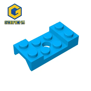 Совместимый с кирпичами Gobricks GDS-1064 MOC, собирает брызговик Particles 60212 2x4 со строительными блоками Arch