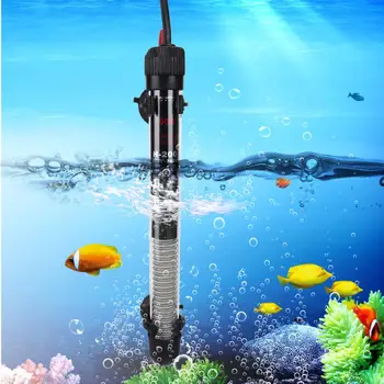 Стеклянный аквариум для рыб мощностью 100 Вт, Погружной автоматический водонагреватель постоянной температуры, нагревательный стержень, Аквариумный водонагреватель постоянного доступа