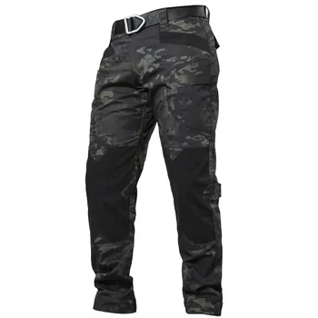 Тактические военные брюки Мужские Coutdoor Водонепроницаемый Камуфляжный Комбинезон с несколькими карманами для кемпинга, пеших прогулок, тренировок, охоты, мужские брюки