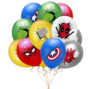 Украшение вечеринки в стиле героя латексными воздушными шарами, подходящие украшения для празднования дня рождения детей