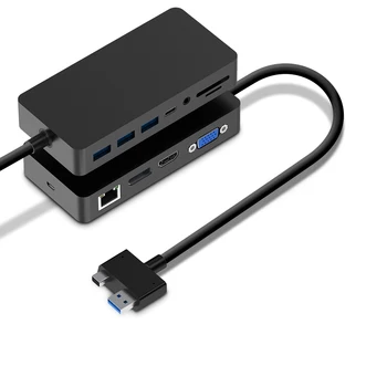 Универсальный концентратор usb type c, док-станция, мульти USB 3.0-концентратор HD-MI 4K для surface