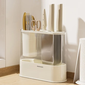 Универсальный ножевой блок, держатель для посуды, столешница, АБС-пластик, держатель кухонного ножа для кухонной стойки, органайзер для хранения