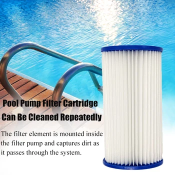 Фильтрующий картридж для насоса для бассейна, можно многократно чистить, тип A / C
