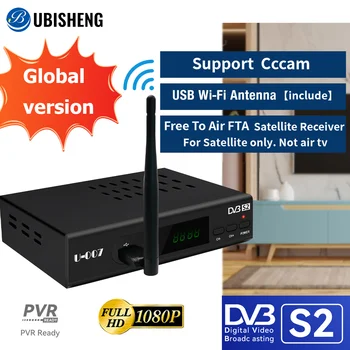 Цифровой Спутниковый Ресивер DVB S2 DVB-S /S2 FTA Dish Sat Decodificador HDMI RCA 2xUSB 2.0 Медиаплеер Список предустановленных программ