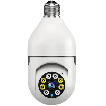 Штепсельная вилка лампы Внутренний монитор безопасности Камера наблюдения ночного видения Полноцветное автоматическое видео слежения за человеком